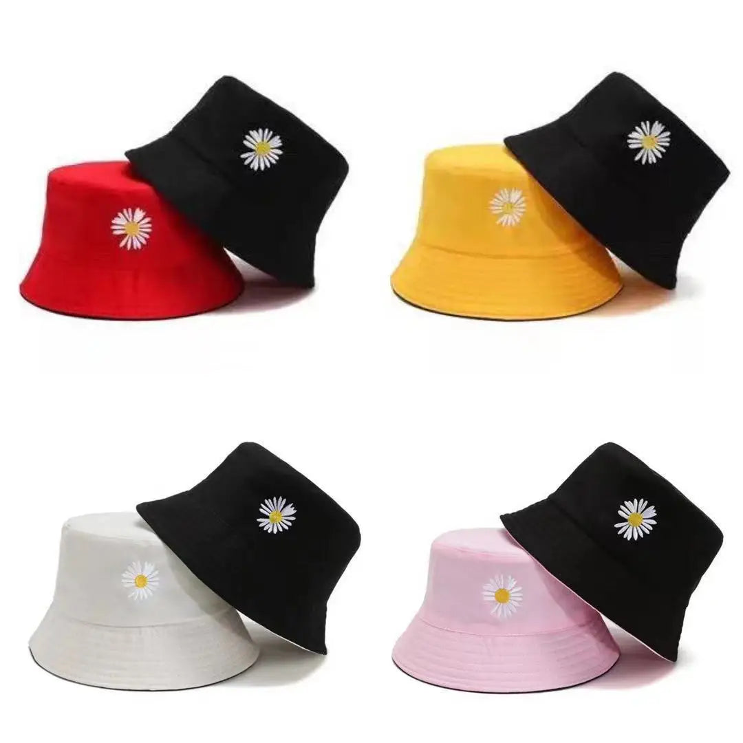 Embroidered Double-Side Outdoor Bucket Cap (for Men & Women)