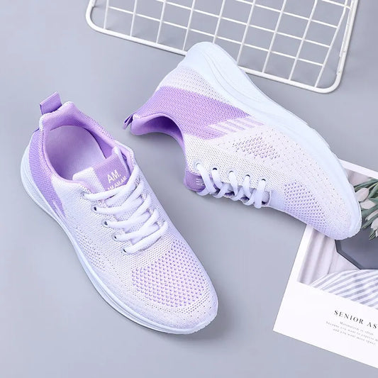 High Quality Women's Soft Sole Running Sneakers (Mesh)