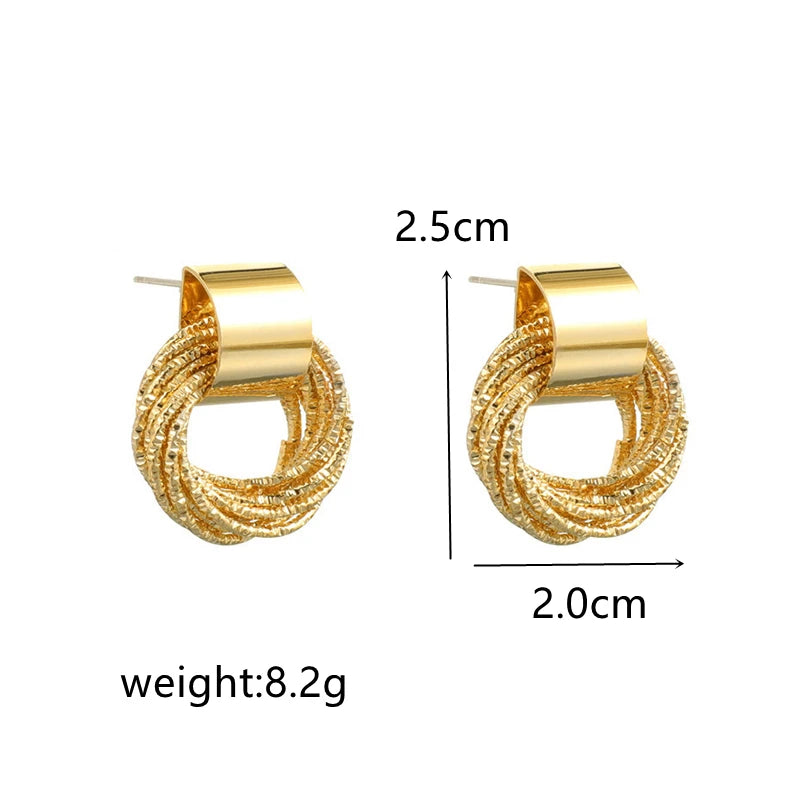 Accesorios Mujer - Pendientes Retro Redondos