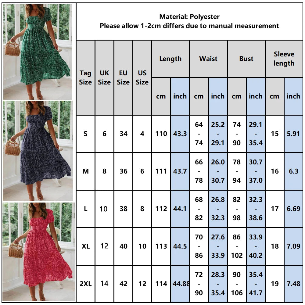 Dresses for Women - Beach Floral Dress