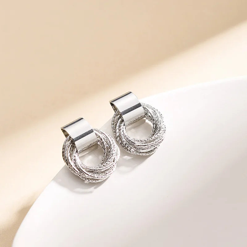 Accesorios Mujer - Pendientes Retro Redondos