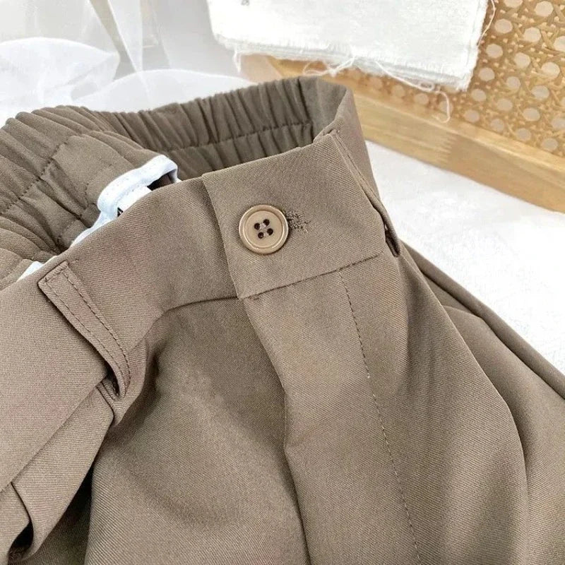 Pantalon femme : pantalon sarouel élastique sans stretch