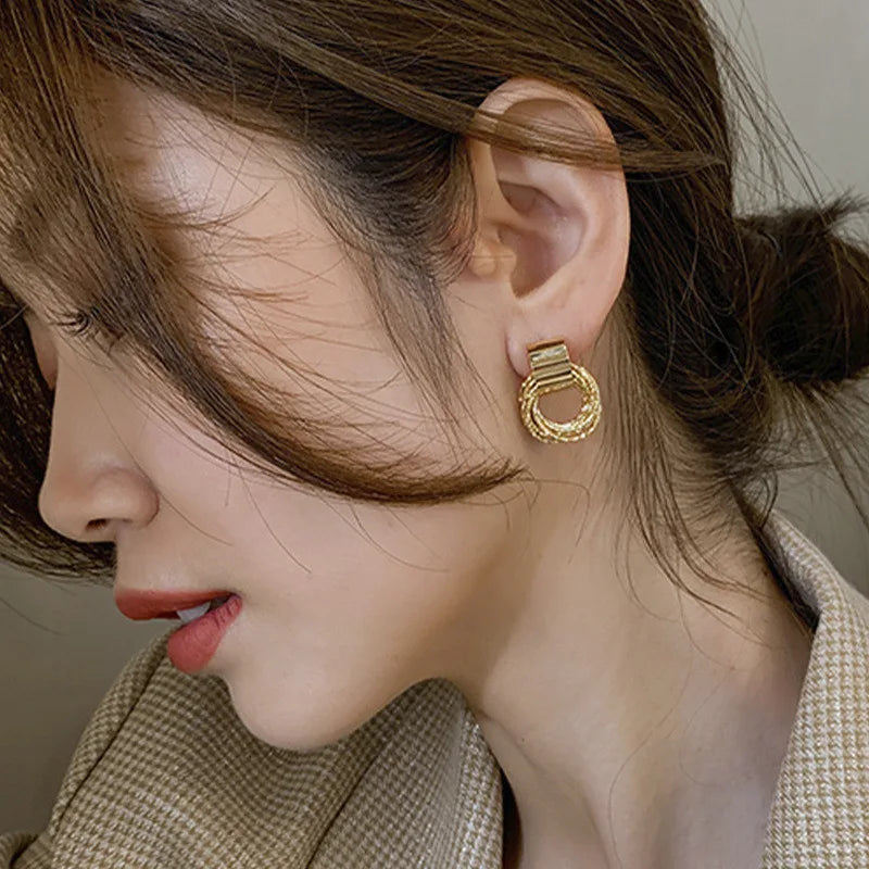 Accesorios Mujer - Pendientes Retro Redondos