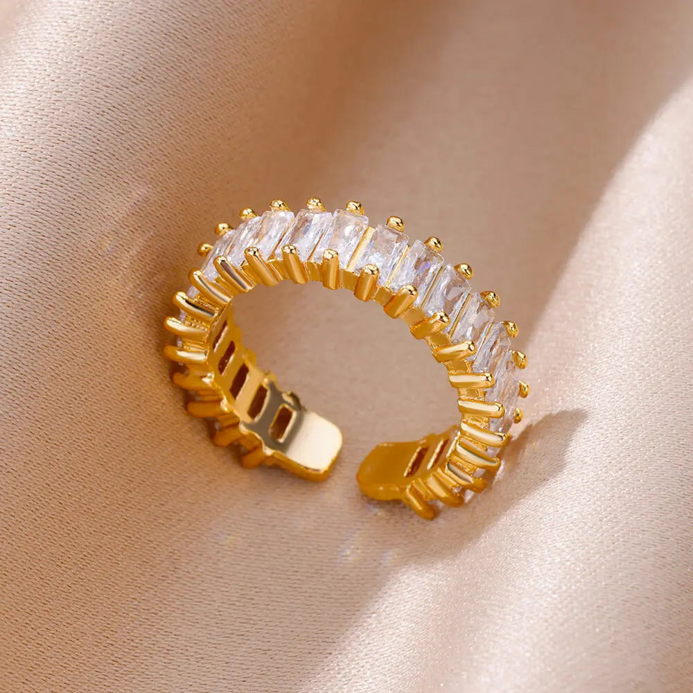 Aesthetic Stainless Steel Rings for Women