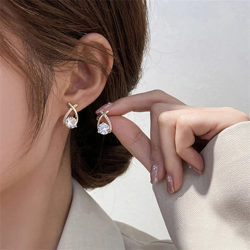 Women's Accessories - Fishtail Stud Earrings