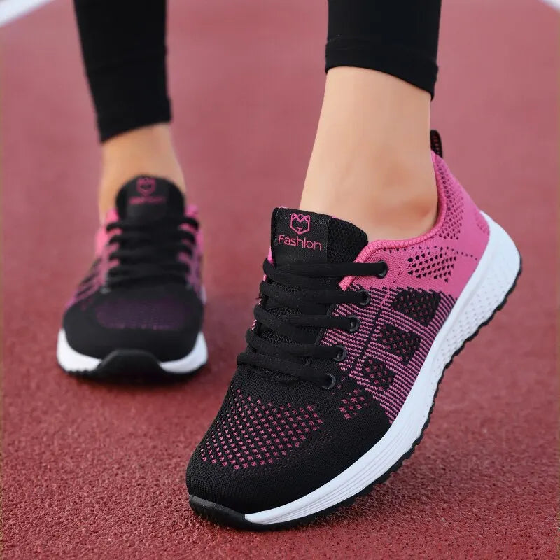 Women's Shoes - Lightweight Tennis Running Sneakers