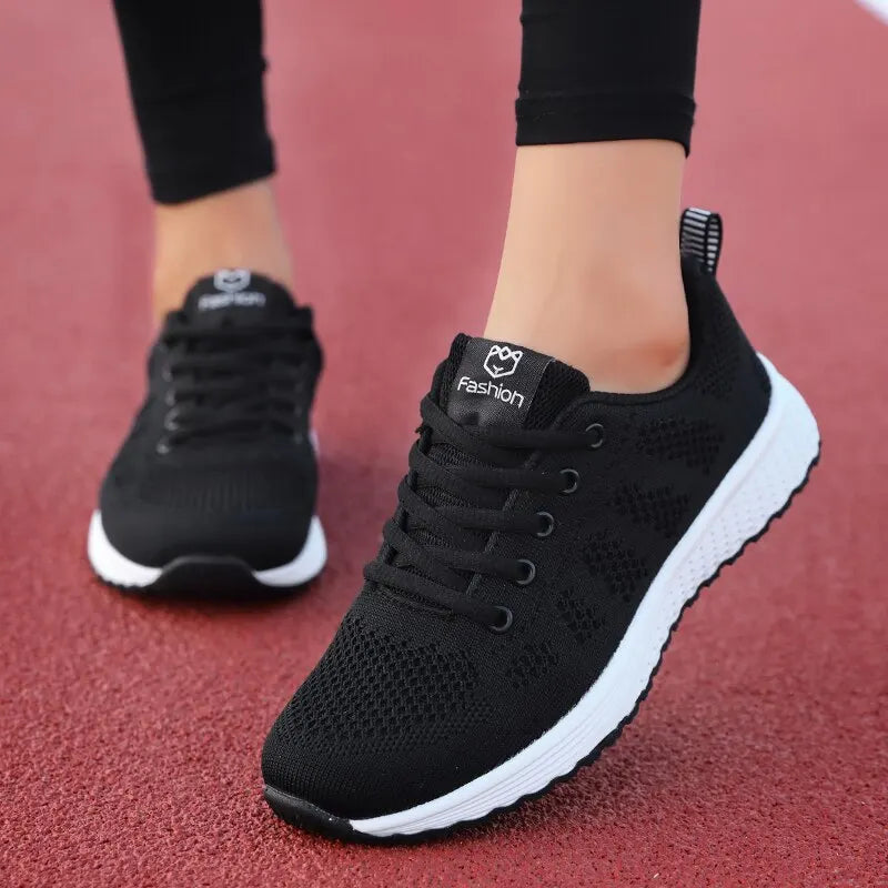 Women's Shoes - Lightweight Tennis Running Sneakers