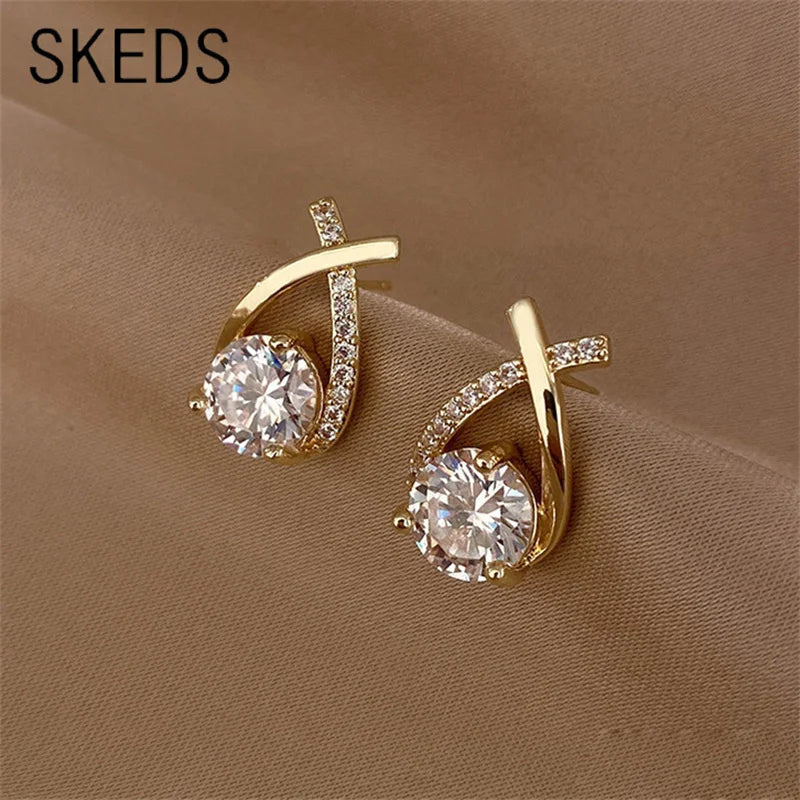 Women's Accessories - Fishtail Stud Earrings