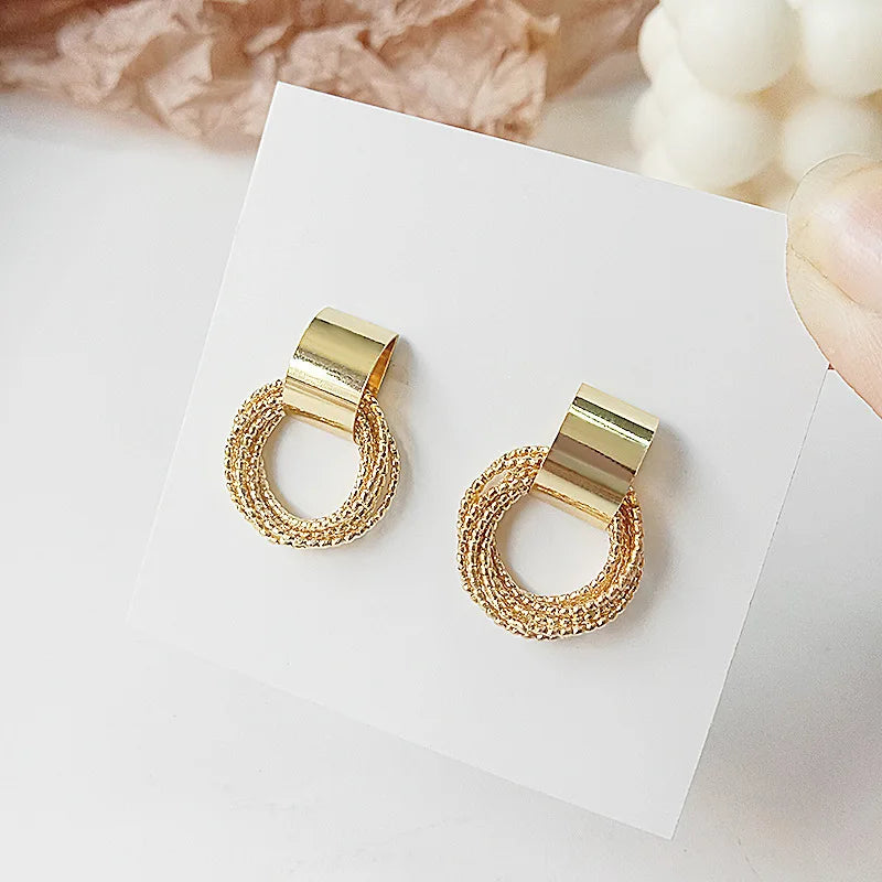Accesorios Mujer - Pendientes Retro Redondos